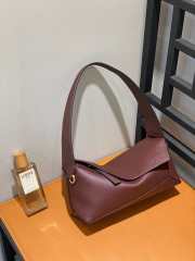 Loewe Puzzle Hobo In Dark Brown 29x12x10cm - 3