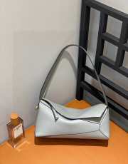 Loewe Puzzle Hobo In Gray 29x12x10cm - 5