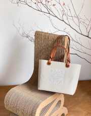 Loewe Anagram Tote Bag In Beige 30cm  - 3