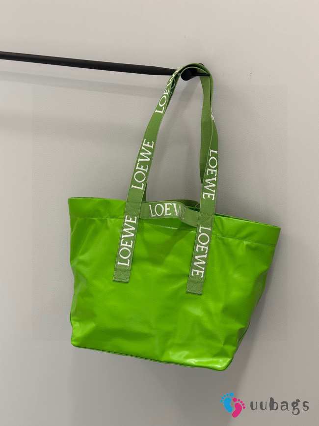 Loewe fold shopper in green 50x20x31cm - 1