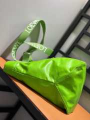 Loewe fold shopper in green 50x20x31cm - 2