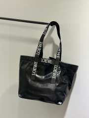 Loewe fold shopper in black 50x20x31cm - 1