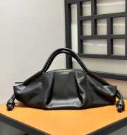 Loewe paseo bag in shiny nappa calf skin in black  - 1