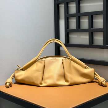 Loewe paseo bag in shiny nappa calf skin in yellow