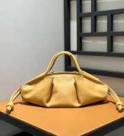 Loewe medium paseo bag in shiny nappa calf in yellow - 1