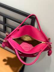 Loewe paseo bag in shiny nappa calf skin in pink - 6