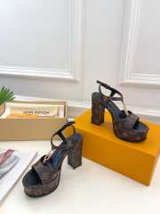 Louis Vuitton high-heeled sandals 11cm - 5