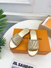 Louis Vuitton Slippers In Gold  - 5