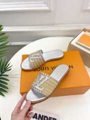 Louis Vuitton Slippers In Silver - 5