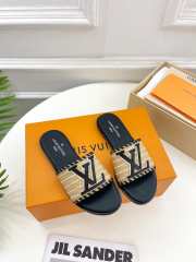 Louis Vuitton Slippers In Black - 1