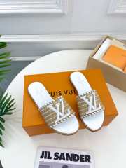 Louis Vuitton Slippers In White - 1