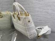 Dior D-Joy In White 26x13.5x5cm - 6