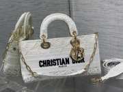 Dior D-Joy In White 26x13.5x5cm - 4