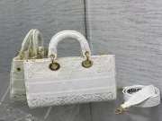 Dior D-Joy In White 26x13.5x5cm - 2