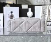 Chanel Shopping Bag 19 In White 30x37x10cm - 4