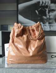 Chanel 22 Tote Bag In Orange 48x45x10cm - 4