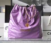 Chanel 22 Tote Bag In Purple 48x45x10cm - 6