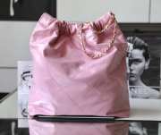 Chanel 22 Tote Bag In Pink 48x45x10cm - 5