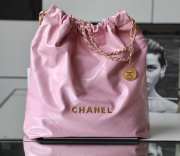 Chanel 22 Tote Bag In Pink 48x45x10cm - 2