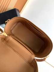 Prada leather mini bag caramel 18x11.5x7.5cm - 4