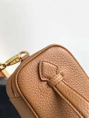 Prada leather mini bag caramel 18x11.5x7.5cm - 3