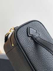 Prada leather mini bag black 18x11.5x7.5cm - 3