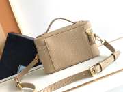 Prada leather mini bag beige 18x11.5x7.5cm - 6