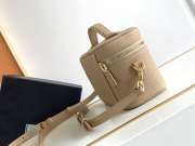 Prada leather mini bag beige 18x11.5x7.5cm - 3