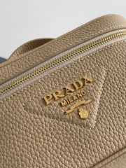 Prada leather mini bag beige 18x11.5x7.5cm - 2