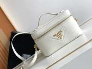 Prada leather mini bag white 18x11.5x7.5cm - 1