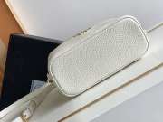 Prada leather mini bag white 18x11.5x7.5cm - 2