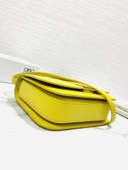 Loewe Goya Leather In Yellow 19x6x13.5cm - 3