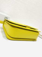 Loewe Goya Leather In Yellow 22.5x6.5x15.5cm - 2