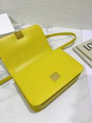 Loewe Goya Leather In Yellow 22.5x6.5x15.5cm - 6