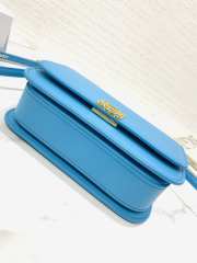 Loewe Goya Leather In Blue 19x6x13.5cm - 5