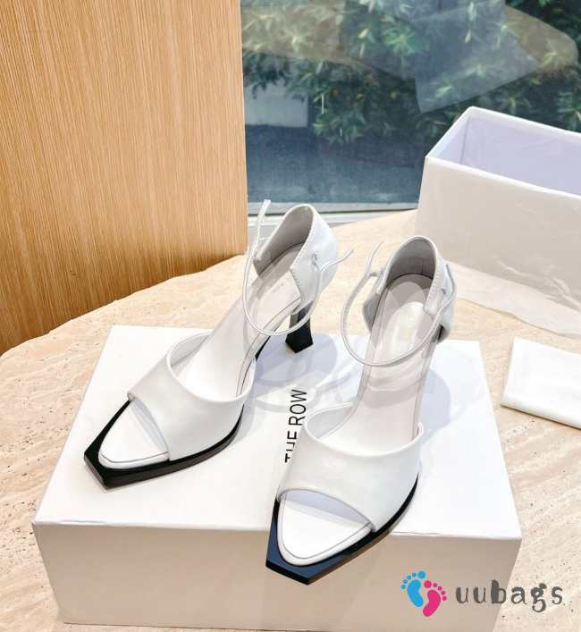 The Row High Heels In White 7cm - 1