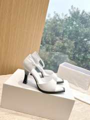 The Row High Heels In White 7cm - 2