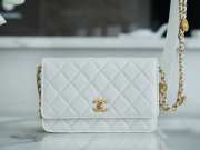 Chanel Woc 22A With gold Hardware In White 19x3x12cm - 1