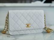 Chanel Woc 22A With gold Hardware In White 19x3x12cm - 2