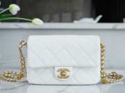 Chanel 22A Mini Flap Bag With Gold Buckle 14×21×6.5cm - 1