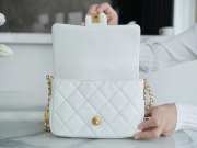 Chanel 22A Mini Flap Bag With Gold Buckle 14×21×6.5cm - 4