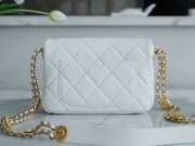 Chanel 22A Mini Flap Bag With Gold Buckle 14×21×6.5cm - 3