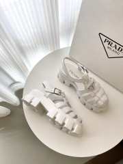 Prada high-heeled sandal 2023s in white - 5