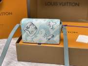 Louis Vuitton M22637 Steamer Mini Handbag In Blue 18x11x6.5cm - 5