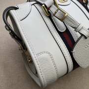 Exquisite Gucci white mini top handle bag 22x15x11cm - 6