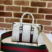 Exquisite Gucci white top handle bag 27x18x14cm - 6