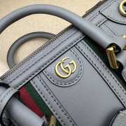 Exquisite Gucci blue top handle bag 27x18x14cm - 3