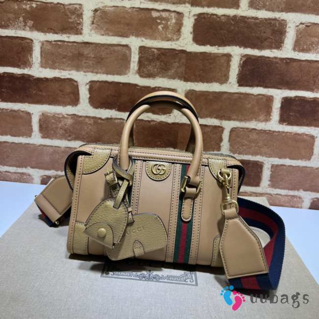 Exquisite Gucci light brown mini top handle bag 22x15x11cm - 1