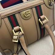 Exquisite Gucci light brown mini top handle bag 22x15x11cm - 4