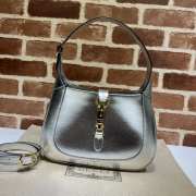 Gucci Jackie 1961 silver shoulder bag 27.5x19x4cm - 1